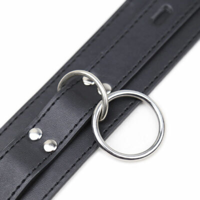OHMAMA FETISH 3 RING SLAVE COLLAR