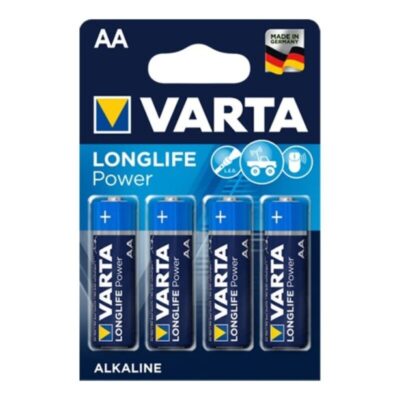 VARTA LONGLIFE POWER BATTERIA ALCALINA AA LR6 4 UNITÀ
