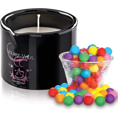 VOULEZ VOUS MASSAGE CANDLE – BUBBLEGUM 180ML