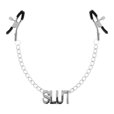 MORSETTI PER CAPEZZOLI OHMAMA FETISH CON CATENE – SLUT