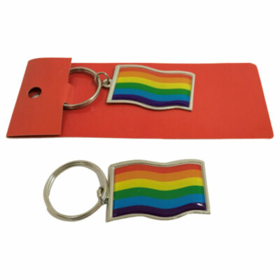 PRIDE – PORTACHIAVI CON BANDIERA LGBT