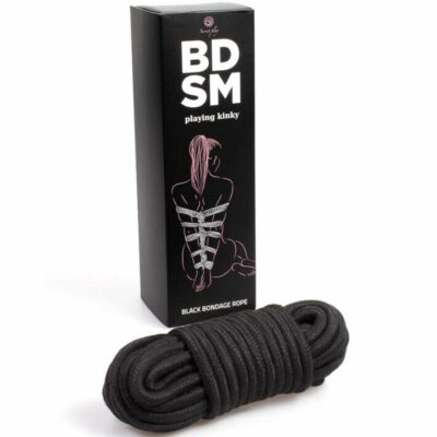 SECRETPLAY BLACK BONDAGE ROPE – COLLEZIONE BDSM