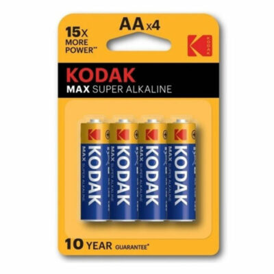 BATTERIA ALCALINA KODAK MAX AA LR6 BLISTER * 4