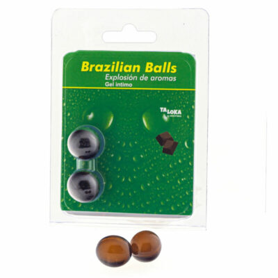 TALOKA – 2 PALLINE BRASILIANI GEL INTIMO DI CIOCCOLATO