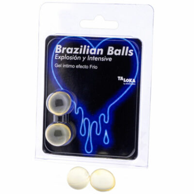 TALOKA – 2 PALLINE BRASILIANI GEL EMOZIONANTE EFFETTO FREDDO E VIBRAZIONE