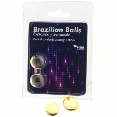 TALOKA – 2 PALLINE BRASILIANI GEL VIBRANTE E EFFETTO SHOCK ECCITANTE