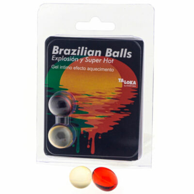 TALOKA – 2 PALLINE BRASILIANI GEL EMOZIONANTE EFFETTO SUPER CALDO