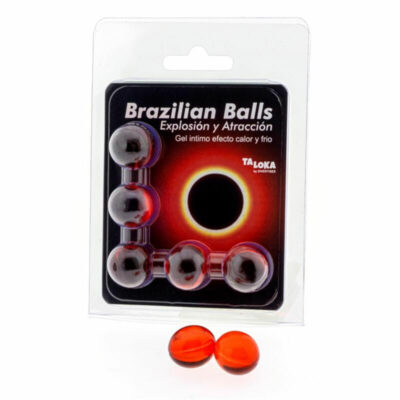 TALOKA – 5 PALLINE BRASILIANI GEL EMOZIONANTE EFFETTO CALDO E FREDDO