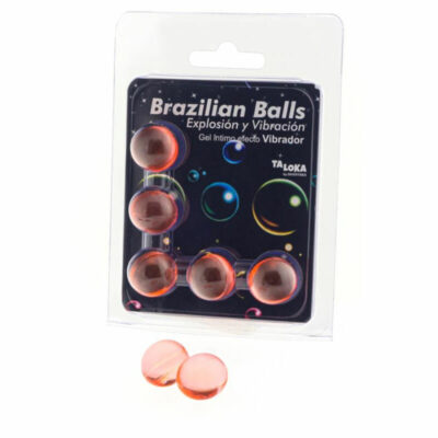 TALOKA – 5 PALLINE BRASILIANI GEL EMOZIONANTE EFFETTO VIBRANTE