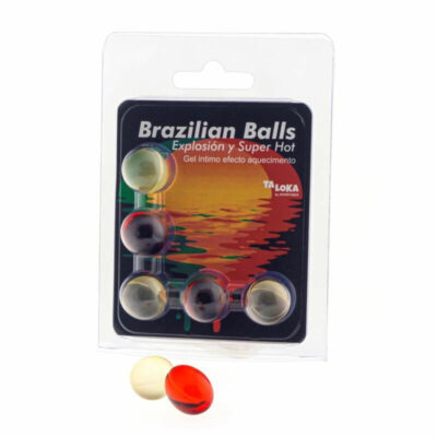 TALOKA – 5 PALLINE BRASILIANI GEL EMOZIONANTE EFFETTO SUPER CALDO