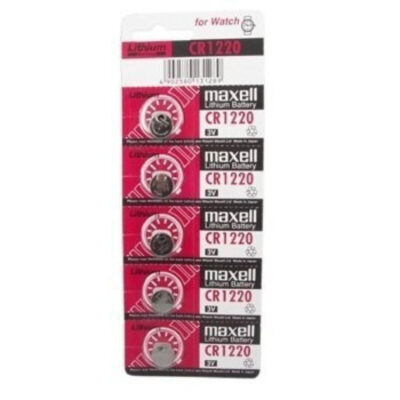 MAXELL BATTERIA LITIO CR1220 3V 5UDS