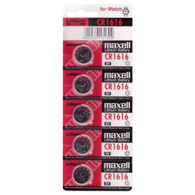 MAXELL BATTERIA LITIO CR1616 3V 5UDS