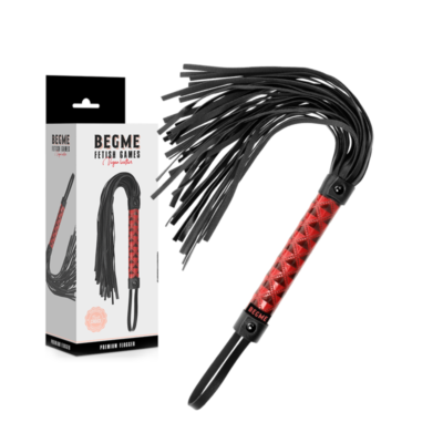 BEGME RED EDITION FLOGGER IN PELLE VEGANA
