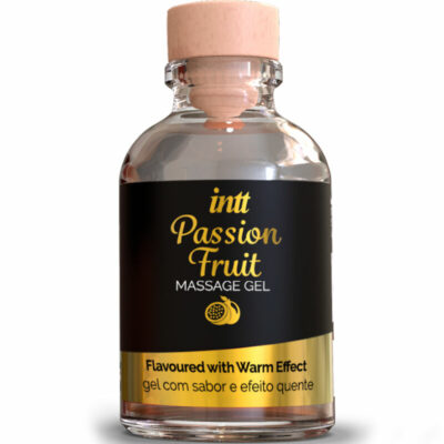 INTT – GEL DA MASSAGGIO AL GUSTO DI FRUTTO DELLA PASSIONE CON EFFETTO CALORE