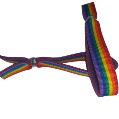 PRIDE – BRACCIALE DI LUSSO DA RAGAZZO IN GOMMA CON PERLA PRIDE