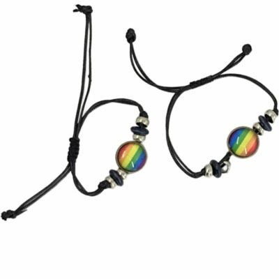 PRIDE – BRACCIALE A CERCHIO CENTRALE LGBT FLAG