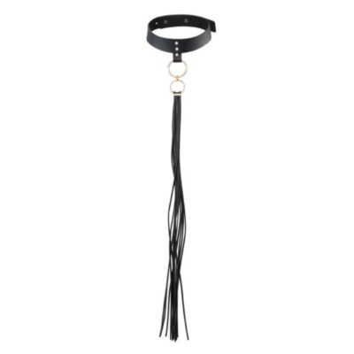 MAZE – GIROCOLLO CON NAPPINE NERO