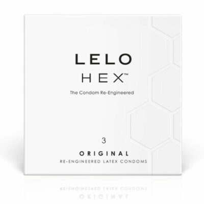 LELO HEX PRESERVATIVI ORIGINALI CONFEZIONE DA 3