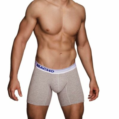 UOMO – MC087 BOXER LUNGO GRIGIO TAGLIA S