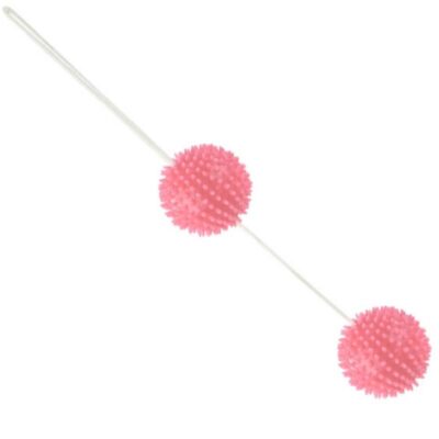 UN PIACERE PROFONDO PALLINE SPUNTATE ROSA 3,6 CM