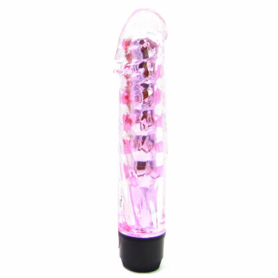 VIBRATORE SANINEX REALTÀ FANTASTICA ROSA E TRASPARENTE