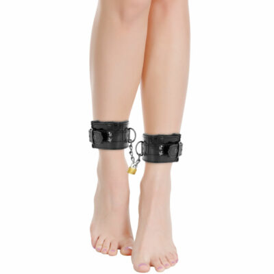 DARKNESS  ANKLE RESTRAINTS BLACK