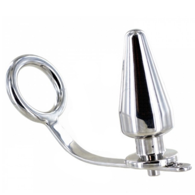 RUBINETTO IN METALLO CON SPINA ANALE 45 X 50 MM