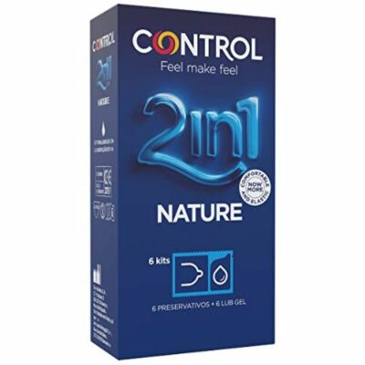 CONTROL DUO NATURA 2-1 CONSERVANTE + GEL 6 UNITÀ