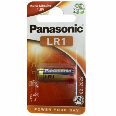 BATTERIA ALCALINA PANASONIC LR1 1.5V BLISTER 1 CONFEZIONE